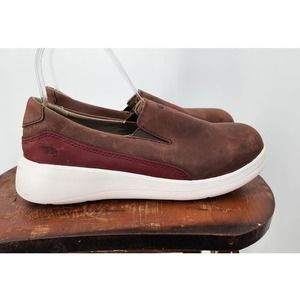 Red Wing Shoes Women's Cross Lite Slip On Size 6‎ D Safety Toe Work 2033 Brown
